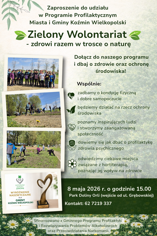 8 maja kolejne spotkanie „Zielonego wolontariatu